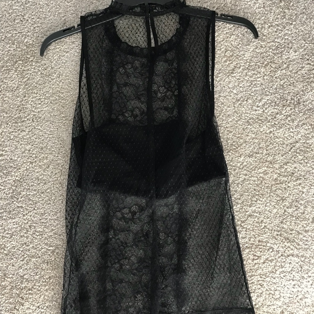 Sleeveless Sheer Top